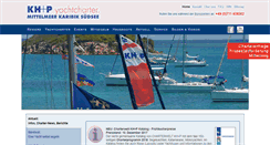 Desktop Screenshot of khp-yachtcharter.com